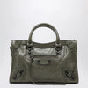 Balenciaga Le City small tote bag in military green