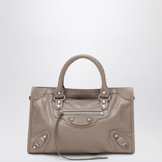 Balenciaga Le City Small tote bag sesame-coloured