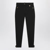 Burberry Black slim cotton-stretch Jodhpur trousers