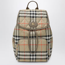  Burberry Beige Check Horseshoe backpack