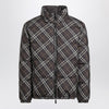 Burberry Brown reversible down jacket with Check pattern