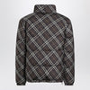 Burberry Brown reversible down jacket with Check pattern
