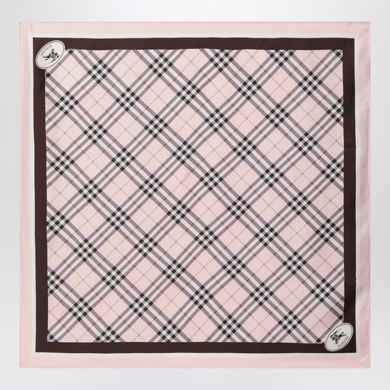 Burberry Silk scarf Check pink