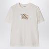 Burberry White T-shirt with EKD