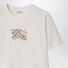 Burberry White T-shirt with EKD