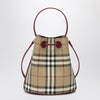 Burberry Check mini bucket bag