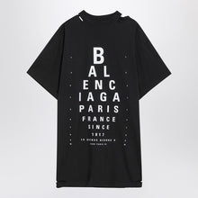  Balenciaga Optical black oversized T-shirt