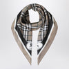 Burberry Silk scarf Check light brown
