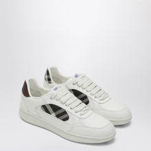  Burberry Leather and Check Sneaker Terrace