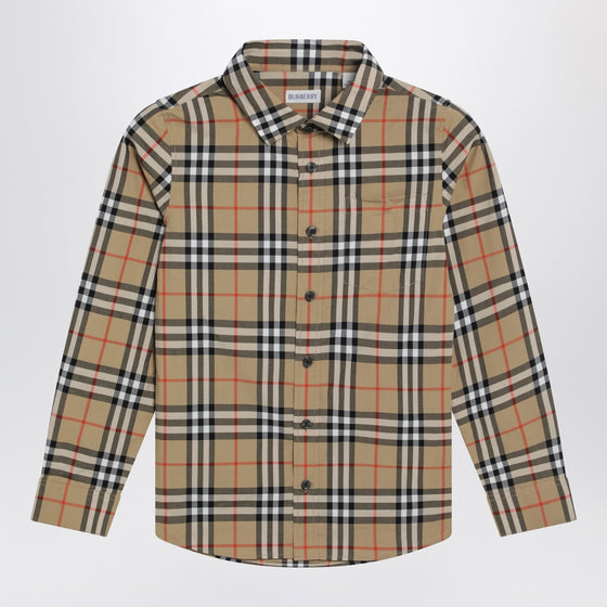 Burberry Cotton shirt with Check motif