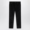 Burberry Dark blue cotton corduroy trousers