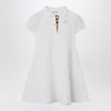 Burberry White cotton polo-style dress