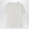 Burberry White cotton T-shirt with EKD
