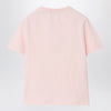 Burberry Pink stretch cotton T-shirt with EKD