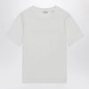 Burberry White T-shirt with embroidered logo
