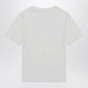 Burberry White T-shirt with embroidered logo
