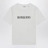 Burberry White T-shirt with logo print