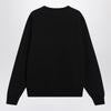 Burberry Black slim cotton terry-effect sweatshirt