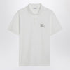 Burberry White cotton polo shirt