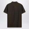 Burberry Dark green cotton polo shirt with EKD