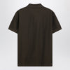 Burberry Dark green cotton polo shirt with EKD