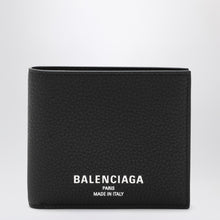  Balenciaga Black bi-fold Credit wallet in hammered leather