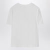 Burberry White cotton T-shirt with EKD Check