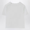 Burberry White cotton T-shirt with EKD
