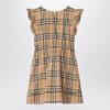Burberry Beige dress with Check pattern