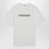 Burberry White T-shirt with logo print