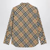 Burberry Beige shirt with Check pattern