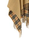 Burberry Check Wool Reversible Cape