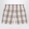 Burberry Pink Mallow check pattern shorts