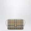 Burberry White Hampshire bag with Check pattern