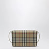 Burberry White Hampshire bag with Check pattern