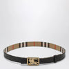 Burberry Reversible Rider belt in sand beige/Brown Peat
