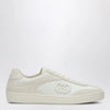 GUCCI Sneakers with GG cross in white leather and mesh