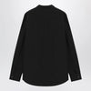 Burberry Classic-fit cotton poplin shirt with Check trim, black