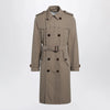 Burberry Short Foxfield trench coat in cotton and silk