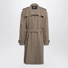 Burberry Short Foxfield trench coat in cotton and silk