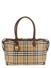 Burberry Small Check Shopping Bag