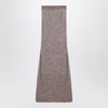 Balenciaga Light brown/silver maxi skirt with sequins