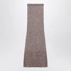 Balenciaga Light brown/silver maxi skirt with sequins