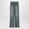 Alexander McQueen Flared jeans with turn-ups at the waist