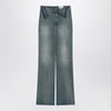Alexander McQueen Flared jeans with turn-ups at the waist
