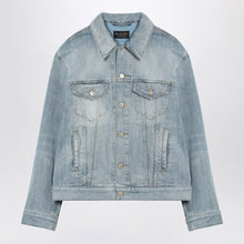  Balenciaga Light blue denim jacket