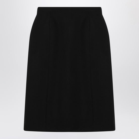Balenciaga Black Hourglass midi skirt