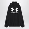 Balenciaga Black Under Armour windbreaker collaboration