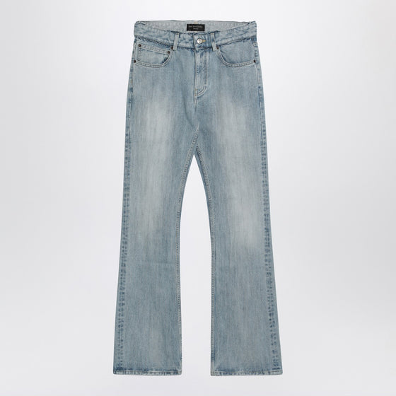 Balenciaga Low-waisted blue jeans