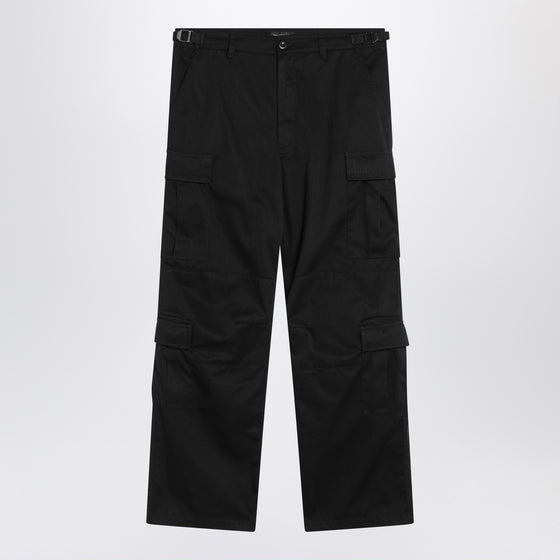 Balenciaga Black cargo pants in cotton blend